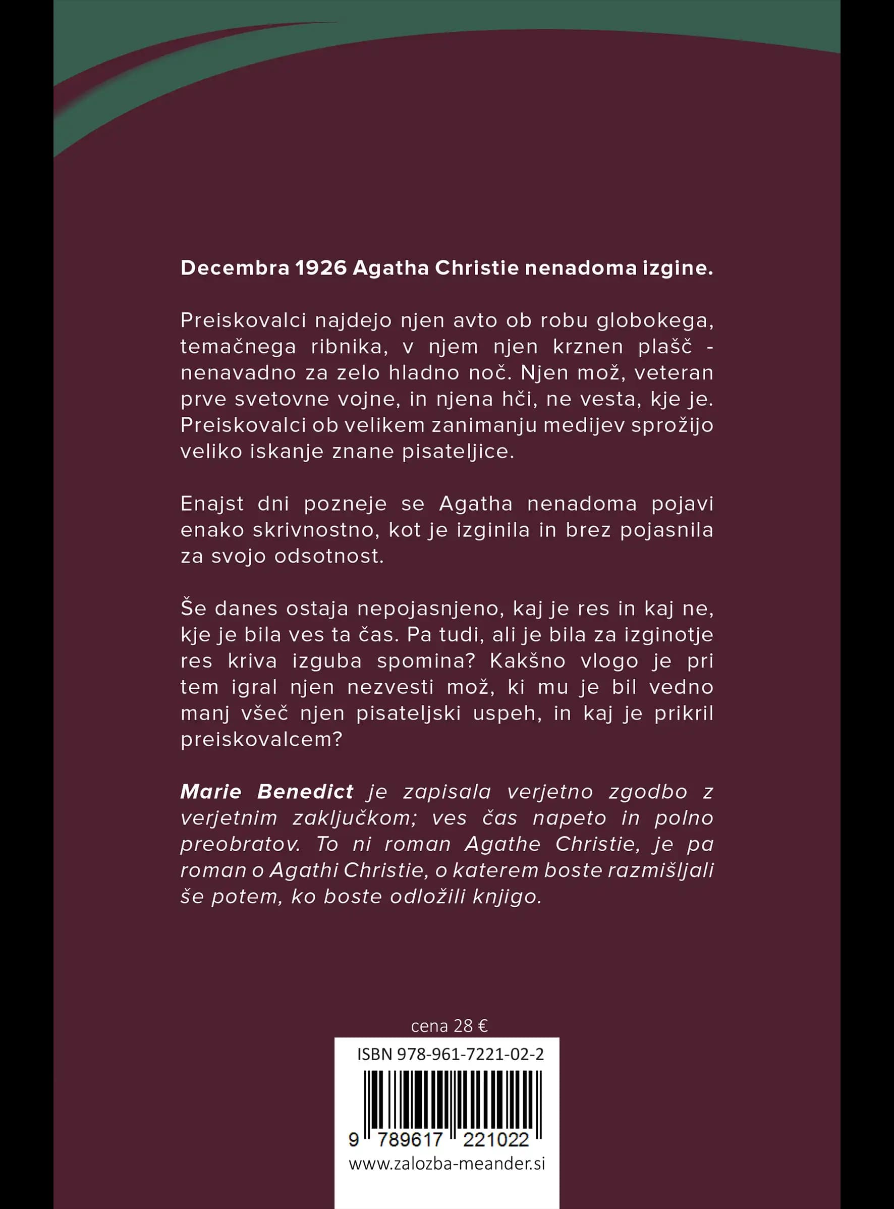 SKRIVNOST AGATHE CHRISTIE – slika 2